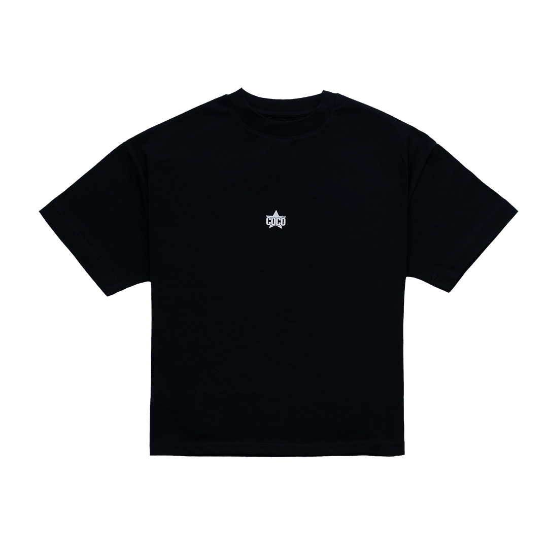 LESS IS MORE TEE in Black