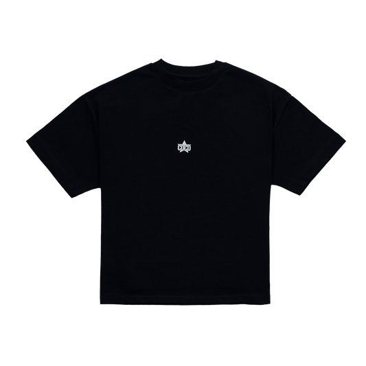 LESS IS MORE TEE in Black