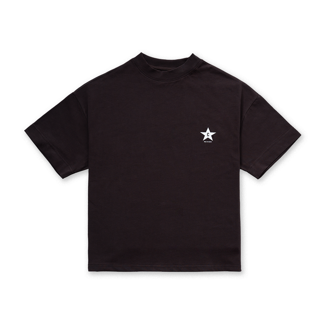 LESS IS MORE TEE in Brown