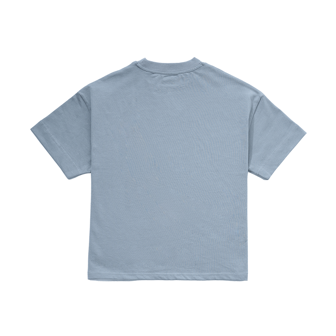 LESS IS MORE TEE in Beau Blue